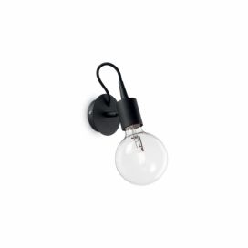 nástěnné svítidlo Ideal Lux Edison AP1 148908 1x60W E27 - černá