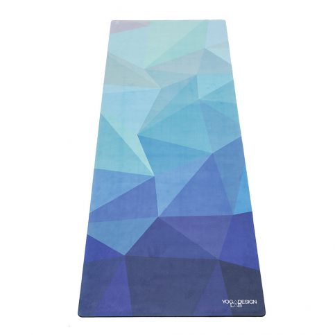 Podložka na jógu Yoga Design Lab Combo Geo Blue, 1,8 kg - Bonami.cz