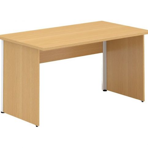 Designová kancelář Kancelářský stůl  Grando 16003, 140x80x73,5cm (Ořech)  - DESIGNOVÁ KANCELÁŘ