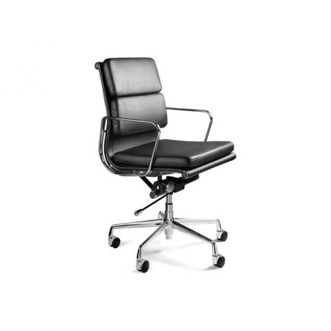 Office360 Kancelářská židle UN-607BL, pravá kůže - DESIGNOVÁ KANCELÁŘ