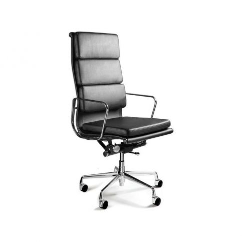 Office360 Kancelářská židle UN-605BL, pravá kůže - DESIGNOVÁ KANCELÁŘ