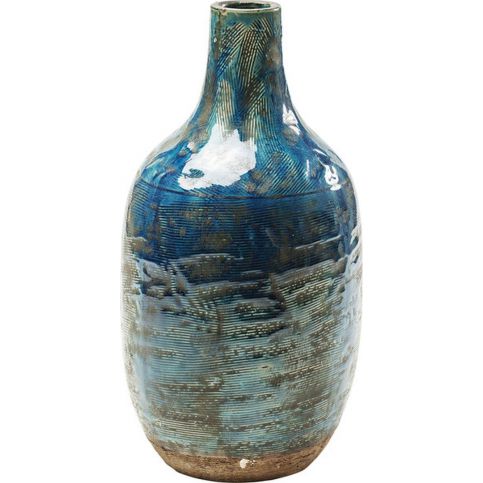 Váza Dynamic Blue 18cm - KARE