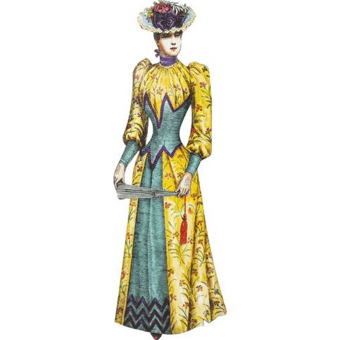 Nástěnná dekorace Lady Yellow - KARE