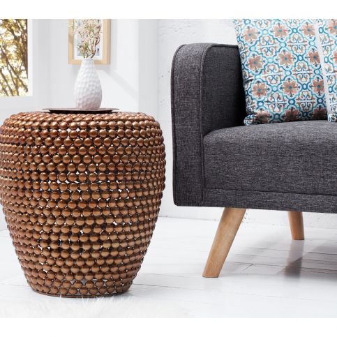 INV Odkládací stolek BULLET 50cm měď - Design4life