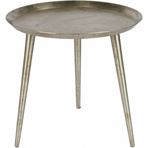 Odkládací stolek Roten 40 cm, stříbrná dee:800567-S Hoorns - Designovynabytek.cz