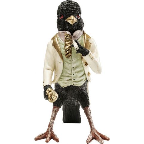 Dekorativní figurka Gentlemen Bird Black - KARE