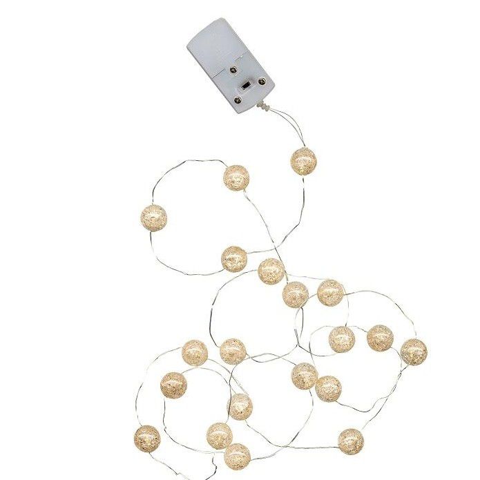 Světelný řetěz s LED osvetlením STAR TRADING Marble balls - kuličky - Homein.cz