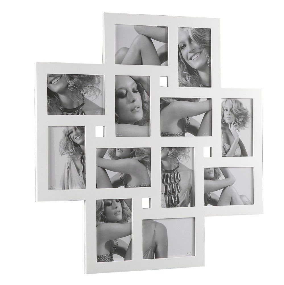 Bílý nástěnný fotorámeček Tomasucci Collage, 10 x 15 cm - Bonami.cz