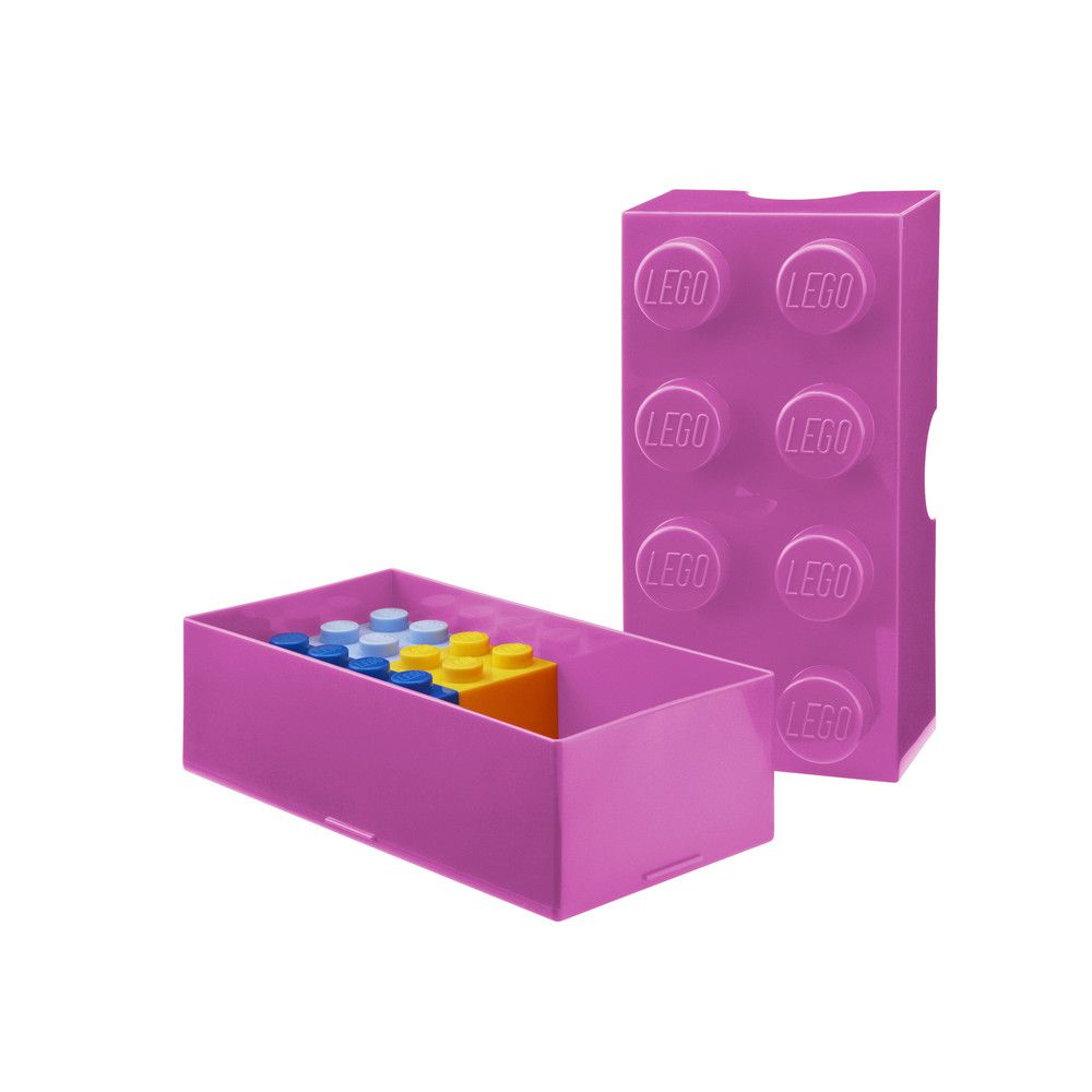 Růžový svačinový box LEGO® - alza.cz