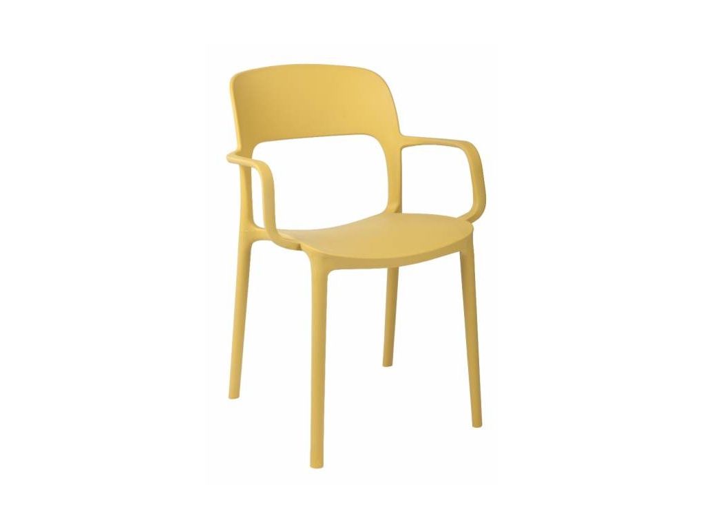 Jídelní židle Flexi s opěrkami olivová  - 96design.cz
