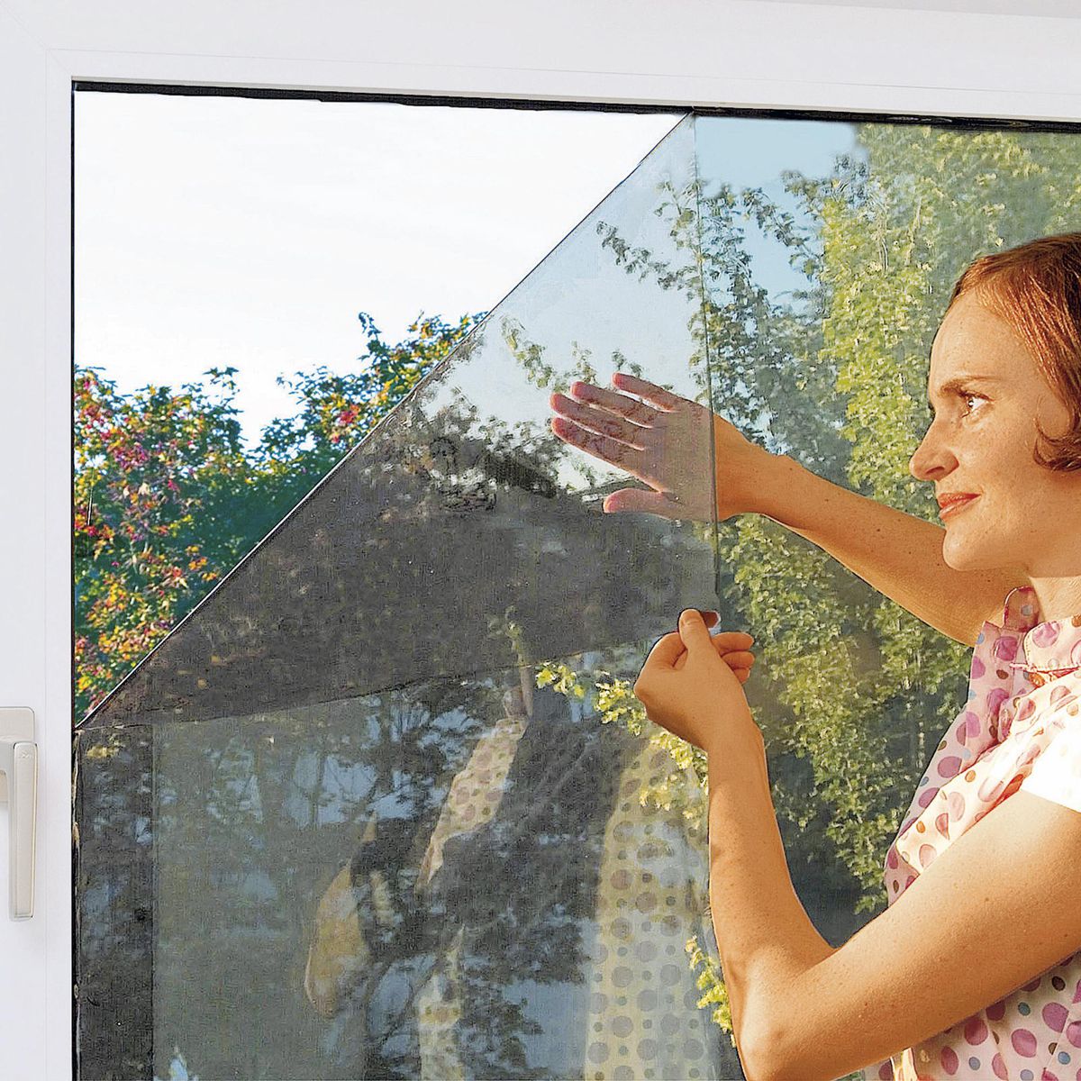 Die moderne Hausfrau Ochranná fólie na okno proti slunci - Velký Košík