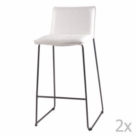 Sada 2 bílých barových židlí sømcasa Lou Bonami.cz
