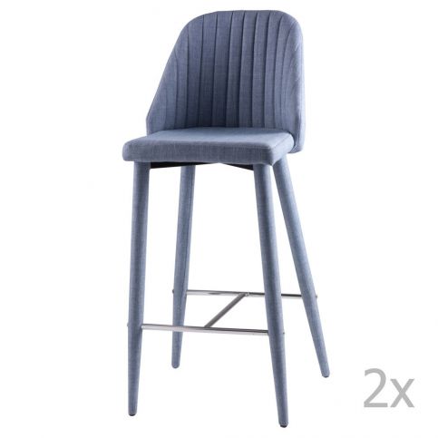 Sada 2 světle modrých barových židlí sømcasa Cassie - Bonami.cz