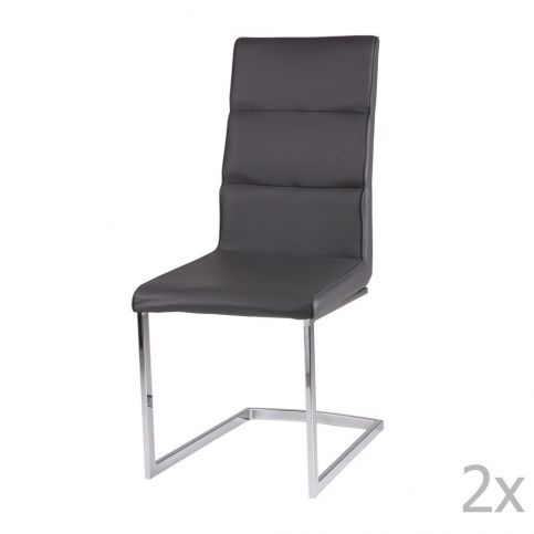 Sada 2 šedých jídelních židlí sømcasa Camile - Bonami.cz