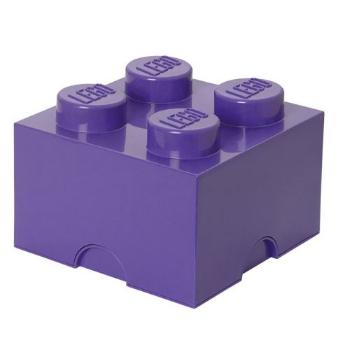 Fialový úložný box čtverec LEGO® Friends - Bonami.cz
