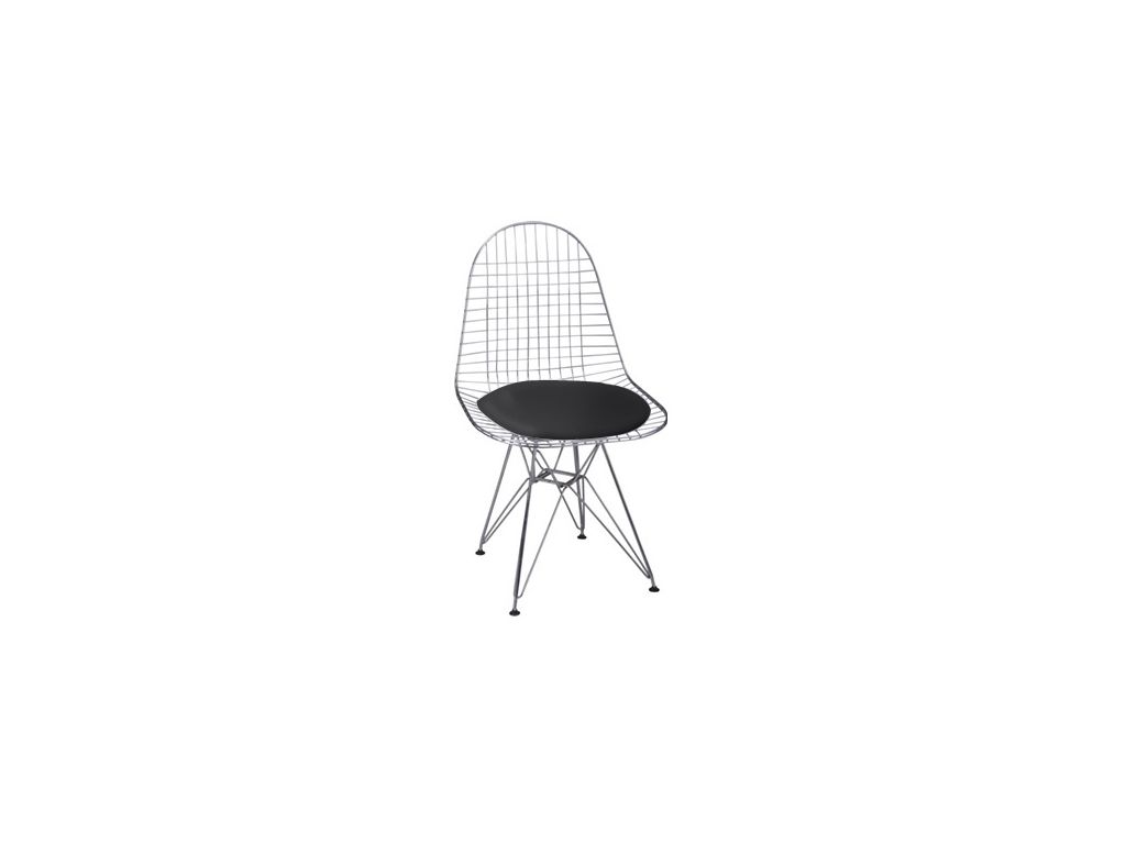 Jídelní židle Net inspirovaná Wire chair černá  - 96design.cz