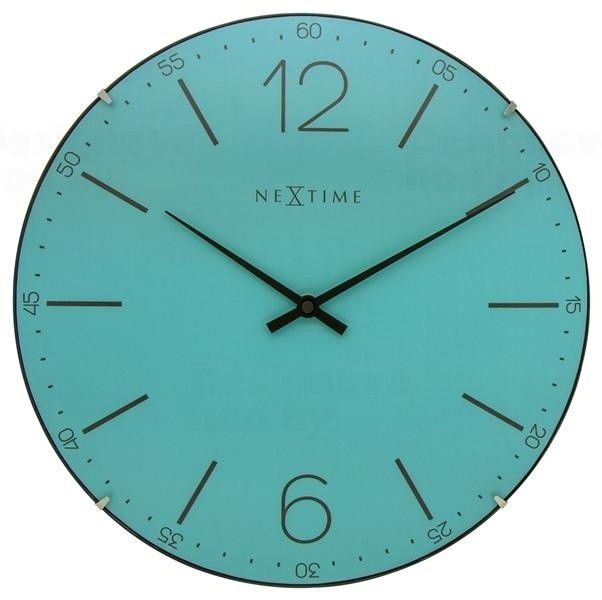 Designové nástěnné hodiny 3159tq Nextime Index Dome 35cm - FORLIVING