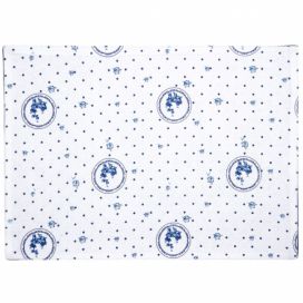 Home Elements Prostírání bavlna Elegant puntíky modré 33 x 45 cm