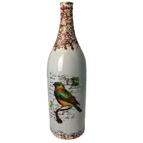 Keramická váza  Ptáček 33 cm - Stará půda