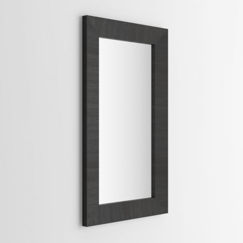Zrcadlo v dekoru černé borovice MobiliFiver Giuditta, 65 x 110 cm - Bonami.cz