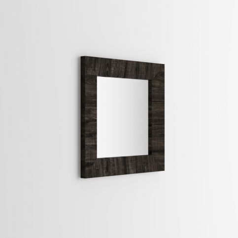 Zrcadlo v dekoru hnědého dubu MobiliFiver Giuditta, 65 x 65 cm - Bonami.cz