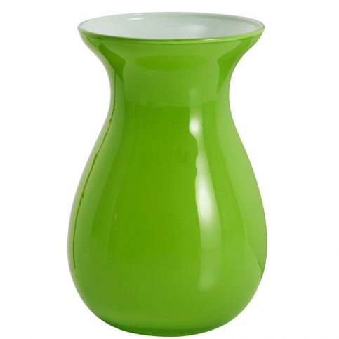 BELLE Váza 18 cm - zelená - Butlers.cz