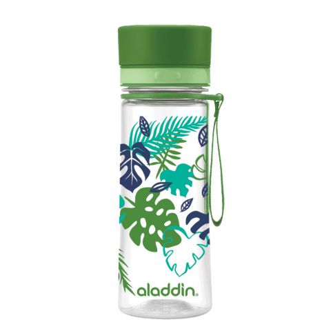 Láhev na vodu se zeleným víčkem a potiskem Aladdin Aveo Bloom, 350 ml - Bonami.cz