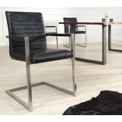 INV Konferenční židle Meral antik černá - Design4life