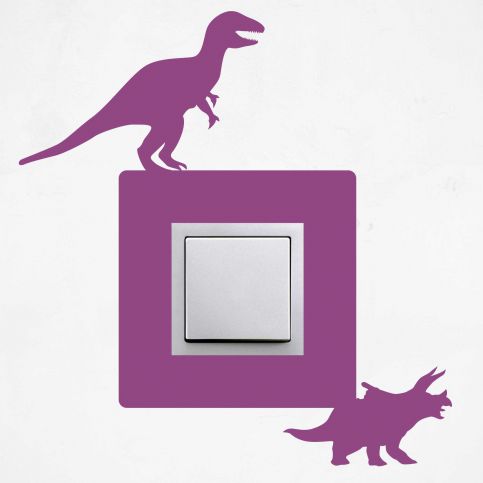 Samolepka na vypínač - Dinosauři - PopyDesign - Popydesign
