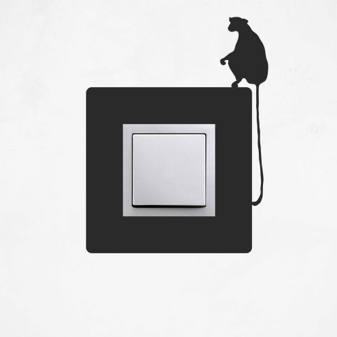 Samolepka na vypínač - Opička - PopyDesign - Popydesign