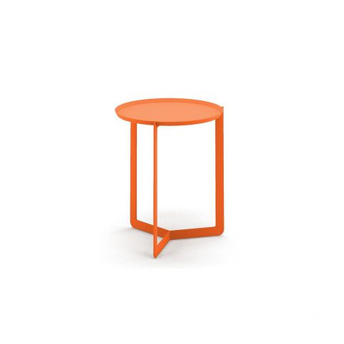 Oranžový příruční stolek MEME Design Round, Ø 40 cm - Bonami.cz