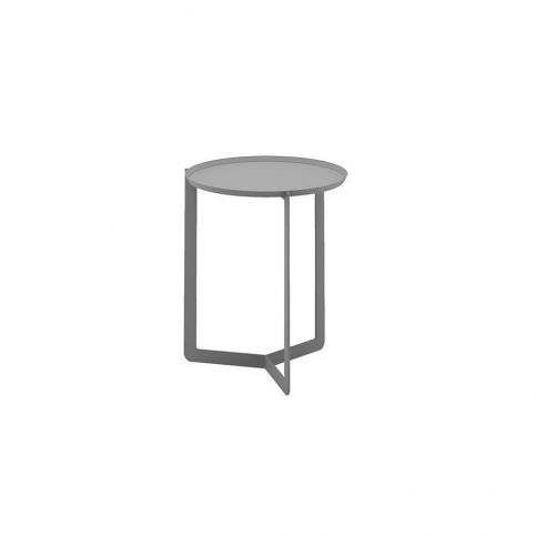 Světle šedý příruční stolek MEME Design Round, Ø 40 cm - Bonami.cz