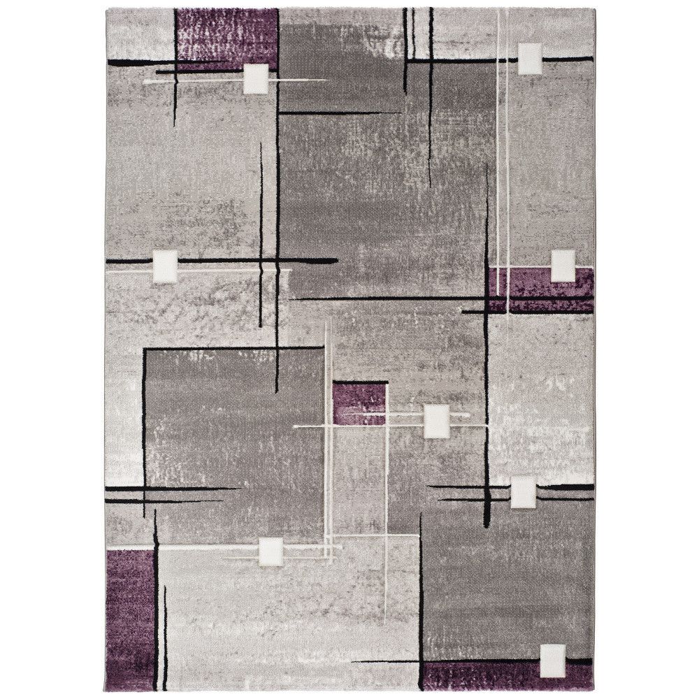 Šedo-fialový koberec Universal Detroit, 120 x 170 cm - Bonami.cz