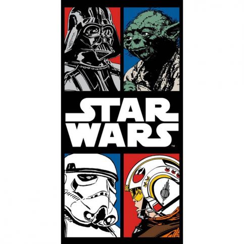 Jerry Fabrics Osuška Star Wars komiks, 70 x 140 cm - 4home.cz
