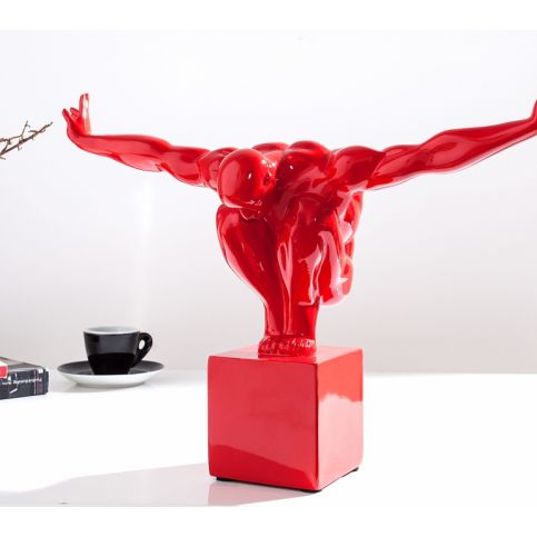 INV Dekorace OLYMPIER I 45cm červená - Design4life