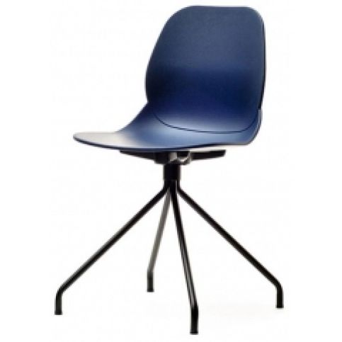 EMPIRE Konferenční židle Buen, tmavě modrá (RAL 9005)  - DESIGNOVÁ KANCELÁŘ