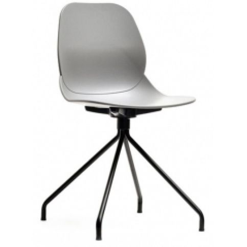 EMPIRE Konferenční židle Buen, šedá (RAL 9005)  - DESIGNOVÁ KANCELÁŘ