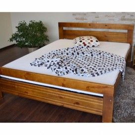 Extra široká manželská postel 180x200cm, masiv - model Amare
