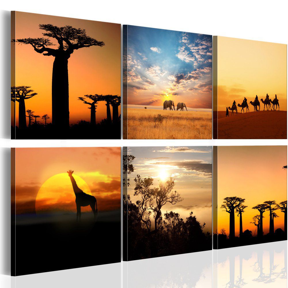Obraz na plátně Bimago - African sceneries 60x40 cm - GLIX DECO s.r.o.