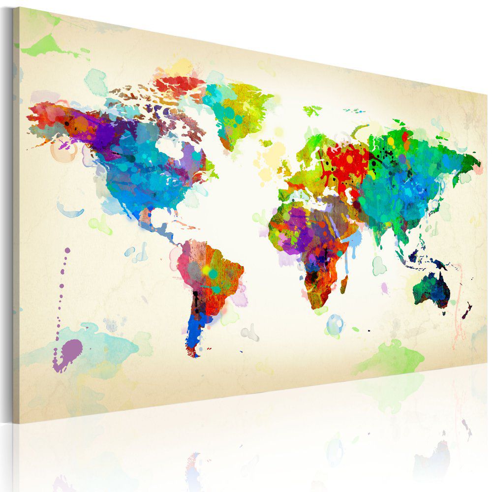 Obraz na plátně Bimago - All colors of the World 60x40 cm - GLIX DECO s.r.o.