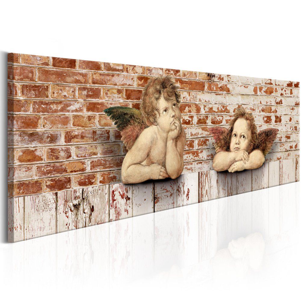 Obraz na plátně Bimago - Angels Relaxation 120x40 cm - GLIX DECO s.r.o.