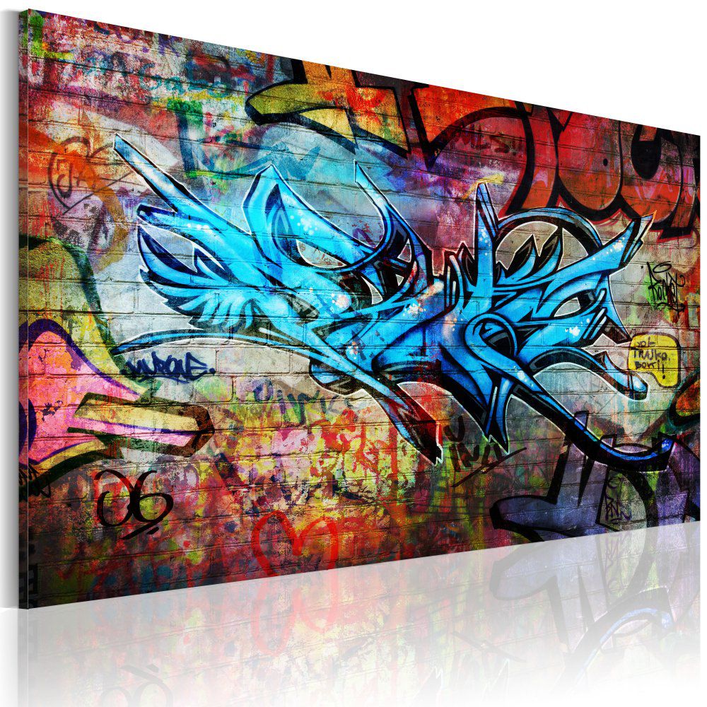 Obraz na plátně Bimago - Anonymous graffiti 60x40 cm - GLIX DECO s.r.o.