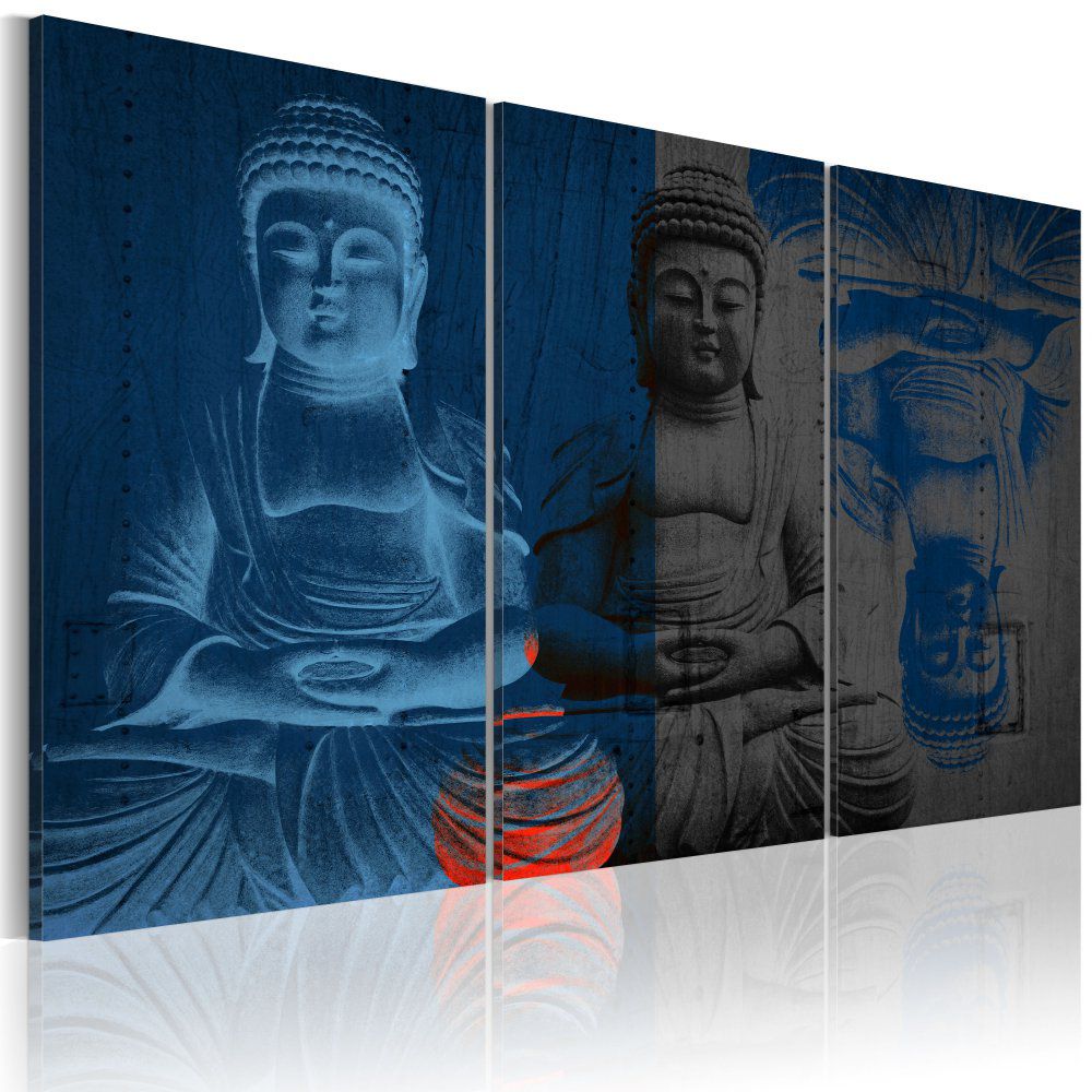 Obraz na plátně Bimago - Buddha - socha 60x40 cm - GLIX DECO s.r.o.