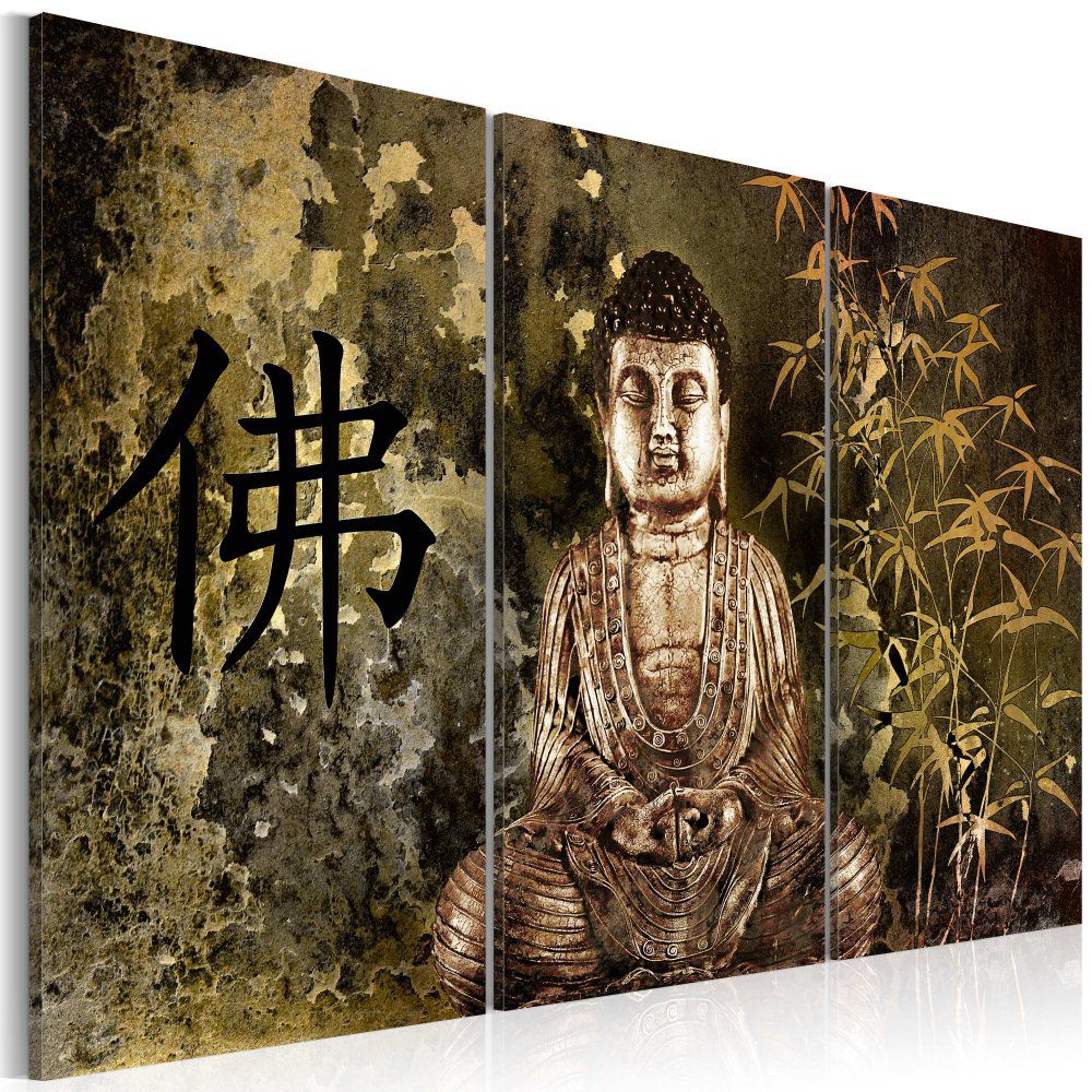 Obraz na plátně Bimago - Buddha statue 60x40 cm - GLIX DECO s.r.o.