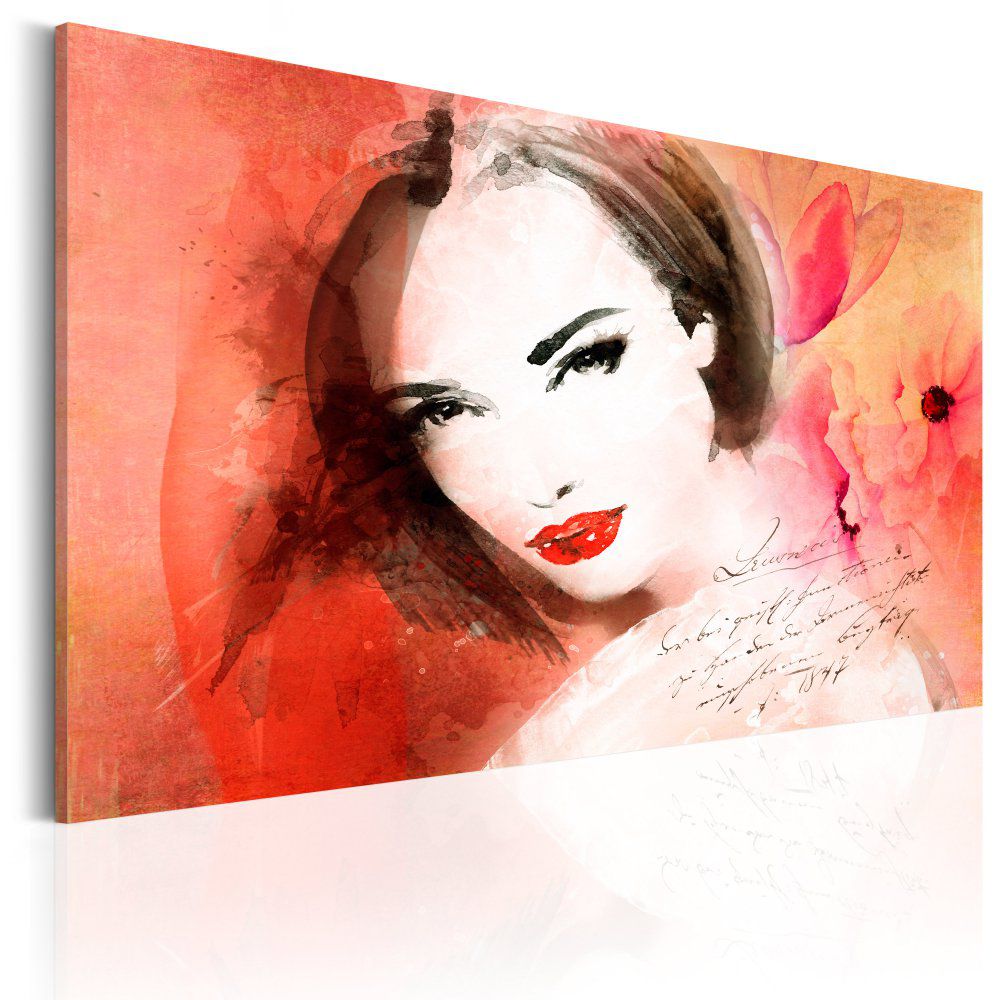 Obraz na plátně Bimago - Crimson Lady 60x40 cm - GLIX DECO s.r.o.