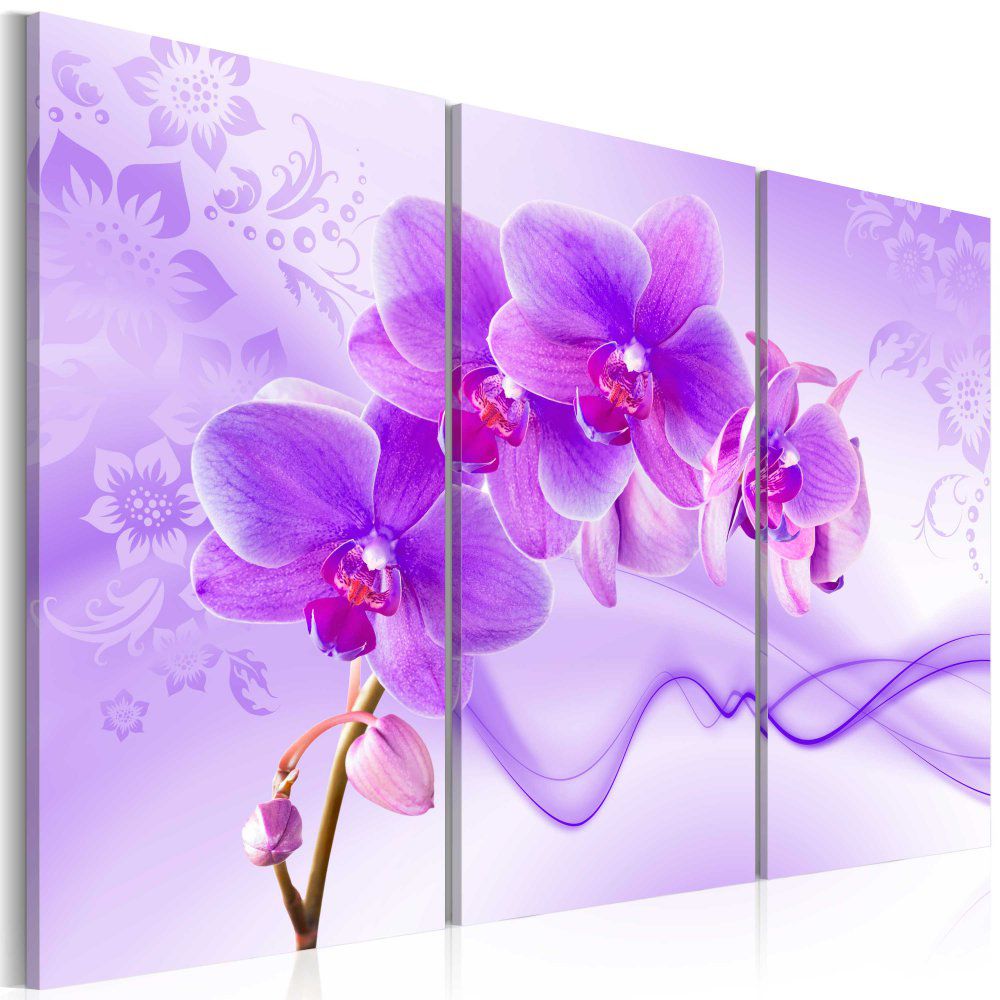 Obraz na plátně Bimago - Ethereal orchid - violet 60x40 cm - GLIX DECO s.r.o.