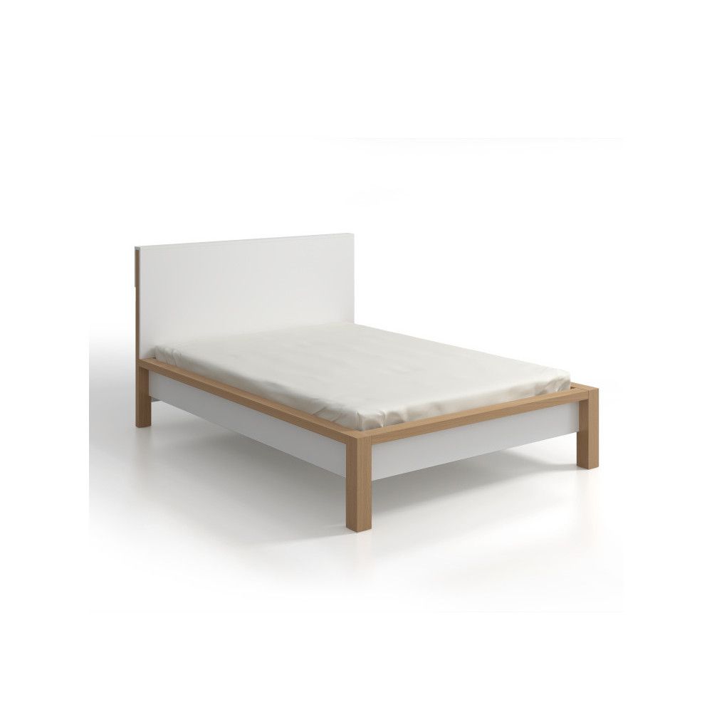 Dvoulůžková postel z borovicového dřeva SKANDICA InBig, 140 x 200 cm - Bonami.cz