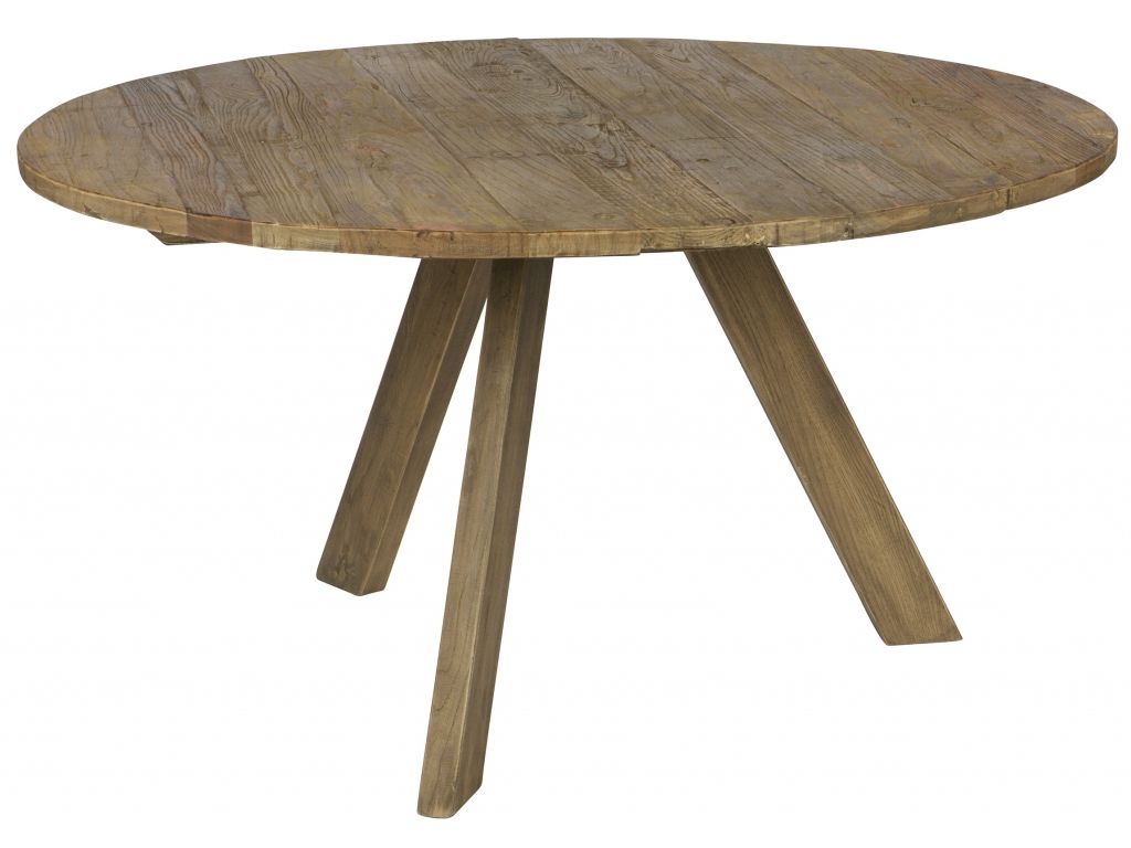 Jídelní stůl z jilmového dřeva BePureHome Tondo, ⌀ 140 cm - Bonami.cz