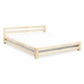 Bonami.cz: Dvoulůžková postel z borovicového dřeva Benlemi Double, 160 x 200 cm