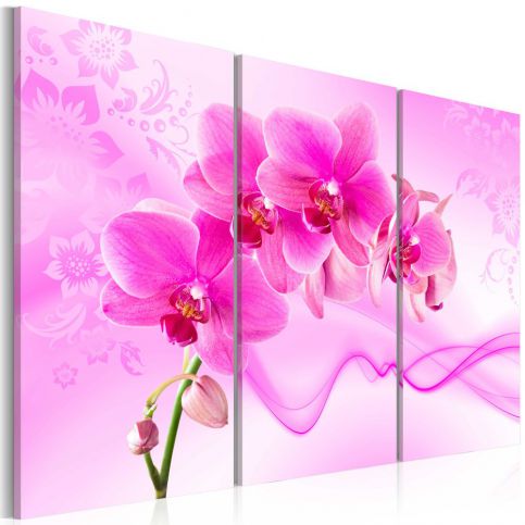 Obraz na plátně Bimago - Ethereal orchid - pink 60x40 cm - GLIX DECO s.r.o.
